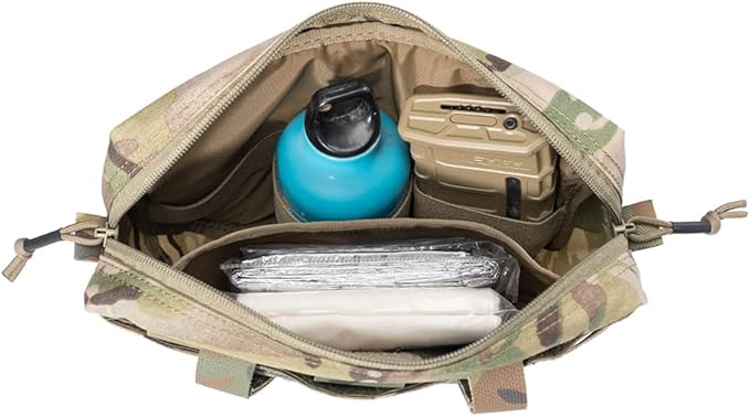 EXCELLENT ELITE SPANKER Tactical Drop Dump Pouch Molle Tool Pouch with Hook &amp Loop Carrying Kit Bag for Tactical Vest Chest Rig