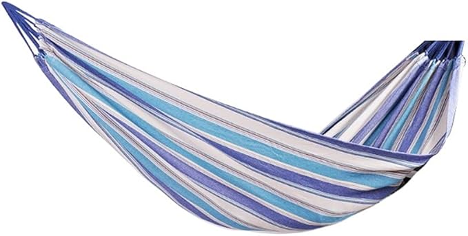 Portable Hammock Portable Camping Hammock Swing Bed Lightweight Parachute Hammocks with Tree Ropes for Beach Garden Backyard for Backpacking Beach (Color : Blue1)