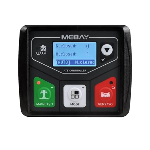 Original Mebay ATS320AC Generator ATS Controller Panel Automatic Transfer Switch with USB