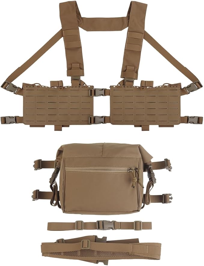 Tactical Utility Chest Pouch Expansion Pack Chest Bag