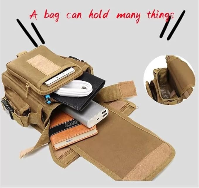 Military Tactical Drop Leg Bag Tool Thigh Pack Leg Rig Utility Pouch Outdoor