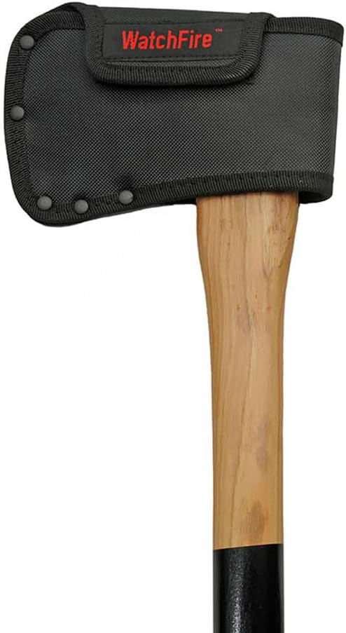 World League Carbon Steel Blade Hickory Wood Handle 16.25 inch EDC Axe