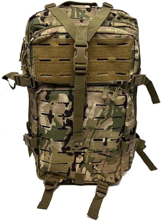 Outdoor Sports Pack Hiking Bag Tactical Rucksack Camo Knapsack Combat Camouflage Tactical Molle Backpack - CP