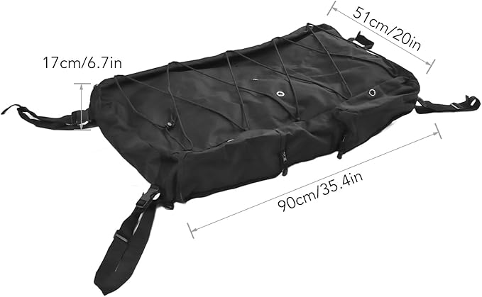 Superior Marine Organizer 600D Waterproof Oxford Gear Life Jacket Bag Spacious Sturdy Boat Safety Storage