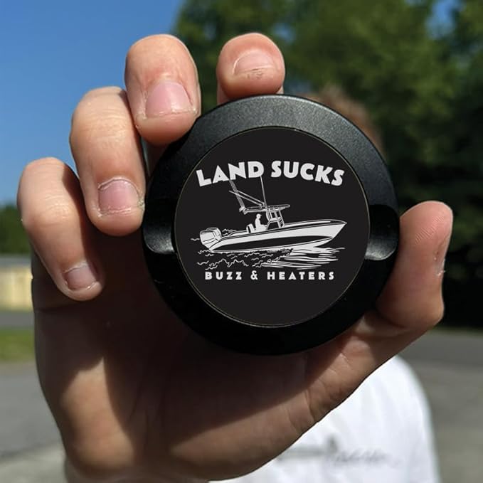 Buzz &amp Heaters Metal Container for Zyn | Metal Holder for Zyn |Metal Can for Zyn | Metal Container for Zyn Gift for Him | Metal Case for Zyn | Subdued Fishing Containers for Zyn | Land Sucks