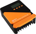 60A 100V MPPT Solar Charge Controller 12V/24V Auto Adaptive Dual 5V/3A USB Charging Port for LiFePO4 LA Lithium TL Gel Flooded and AGM Battery