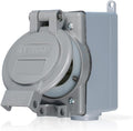 Leviton 30 Amp Generator Power Cord Inlet Kit 37830-KIT