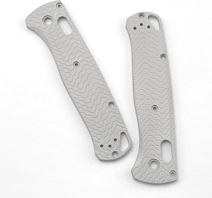 1 Pair Scales Handle Fits for Benchmade Bugout 535 CNC Aluminum Alloy Handle Patch