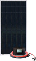 Go Power Overlander Charging Kit 200W - 12V Solar Panel Kit w/ 30-Amp Bluetooth® PWM Controller Expandable Up to 600W Includes 2X 25ft Solar Output Cables (Male and Female) for RV &amp Dry Camping