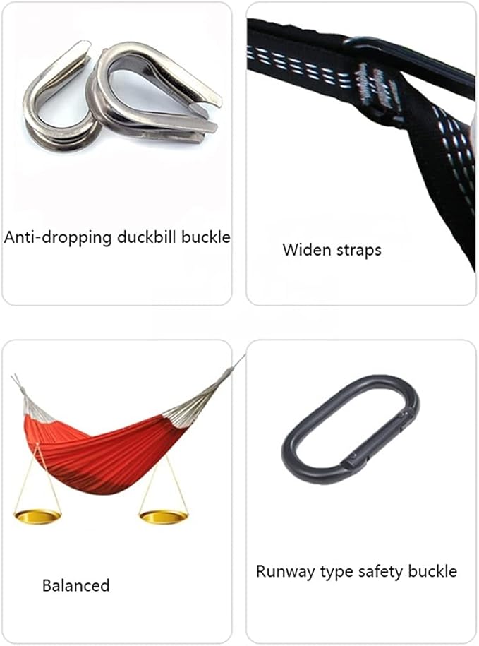 Portable Hammock Portable Outdoor Camping Hammock Canvas Color Hammocks Home Courtyard Balcony Dormitory Swing for Backpacking Beach (Color : F)