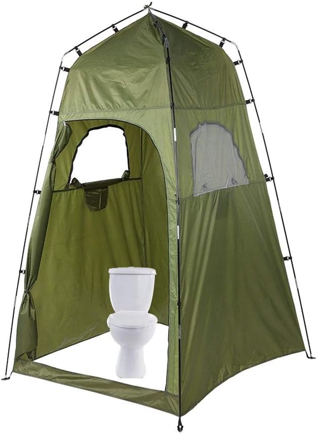 Zerone Portable Outdoor Shower Tent Modern Style 2 Person Windproof Portable Bathroom Shower Travelling Beach