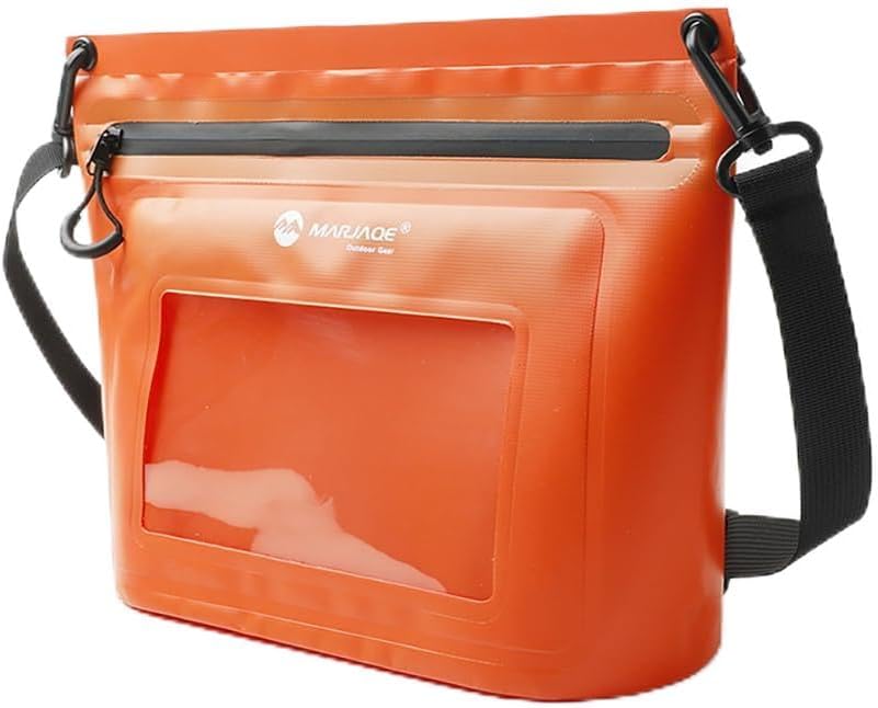 IPX7 Waterproof Bag with Touchscreen Phone PocketFloating Airtight Shoulder Bag for SwimmingRaftingCyclingHiking