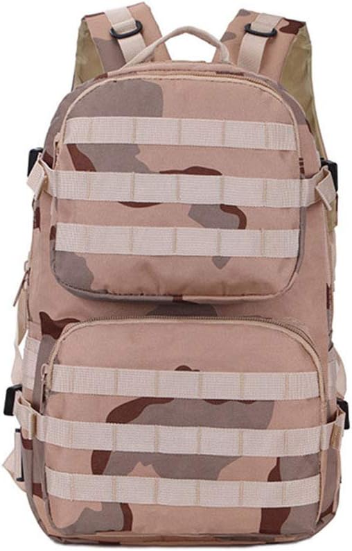 Outdoor Sports Pack Hiking Bag Tactical Rucksack Camo Knapsack Combat Camouflage Tactical 45L Molle Backpack