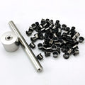 60PCS CNC Brass Eyelet Rivets with 1 Set Punch Installation Tool Fit for Kydex Sheath Knife Case DIY Accessory(Small)