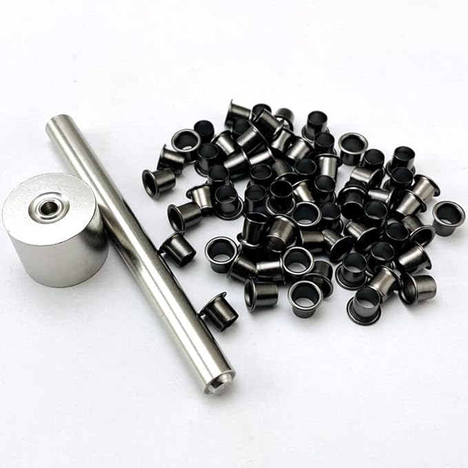 1 Set Rivet Punch Installation Tool Eyelet Fits for Kydex Sheath Knife Case DIY Making Accessory(Small)