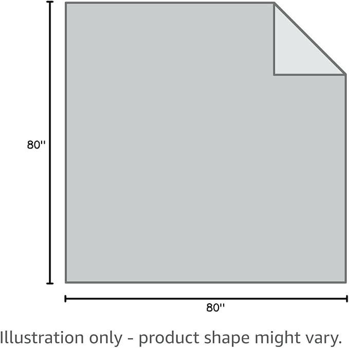 HX&ampOD Extra Large Picnic Blanket Outdoor 80”x80” Waterproof Picnic Mat Foldable 3-Layer Camping Blanket Portable with Carry Strap Park Blanket for Grass(Blue)