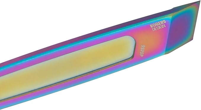 CRKT HangPry Iridescent Everyday Carry EDC Pry Bar: Titanium Handle Lanyard 9920P