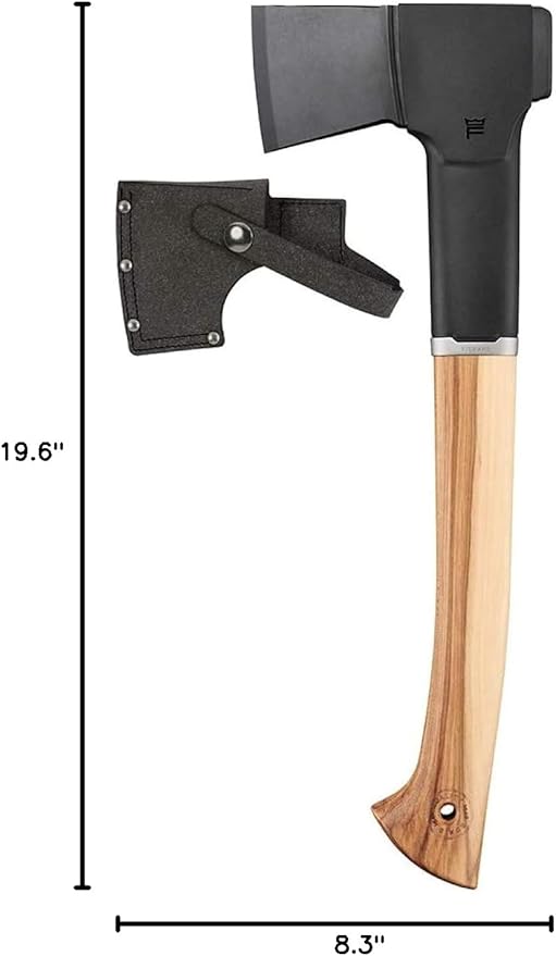 Fiskars Norden N10 Chopping Axe with Recycled Leather Sheath (17 in.)