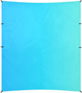 Light Blue Gradient Beach Tent &amp Canopy UPF50+ Waterproof Portable Sun Shelter with Sand Shovel for Family Trips Picnics &amp Camping