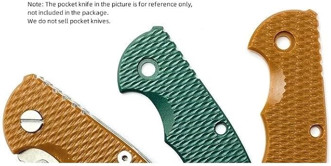 1 Piece Custom G10 Scales Handle Replacement is Suitalbe for Rick Hinderer XM18 3.5inch(Blue)
