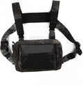 PAZAGUILA Action Chest BagUtility Chest Pack H-harness Bag Laser Molle Cutting and Elastic Magazine Inner Pouch Design