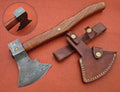 Axe Damascus Steel 15 Rose Wood Handle Axe/Hand Forged Woodsman Axe