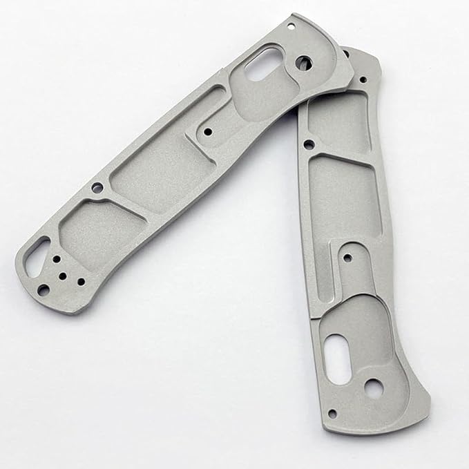 1 Pair Aluminum Alloy Scales Fits for Bugout 535 Non-slip Handle Patch Replacement in Black