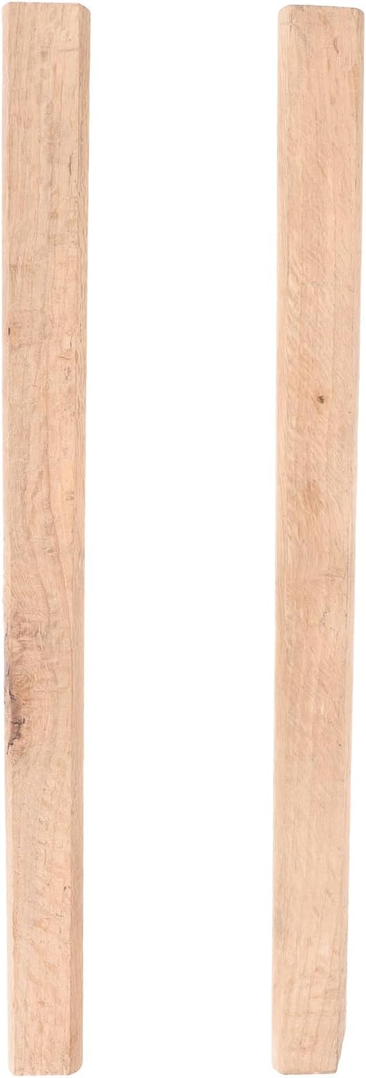GLEAVI 2pcs Replacement Wood Hatchet Handles 50cm Flat Wooden Handles for Camping and Outdoor Chopping Tools
