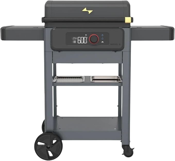 Current® Model G Griddle Smart Electric Outdoor Flat Top BBQ Grill with 200°F to 600°F Range for Searing &amp Roasting Digital Precision Apartment-Friendly &amp Weather-Resistant Onyx