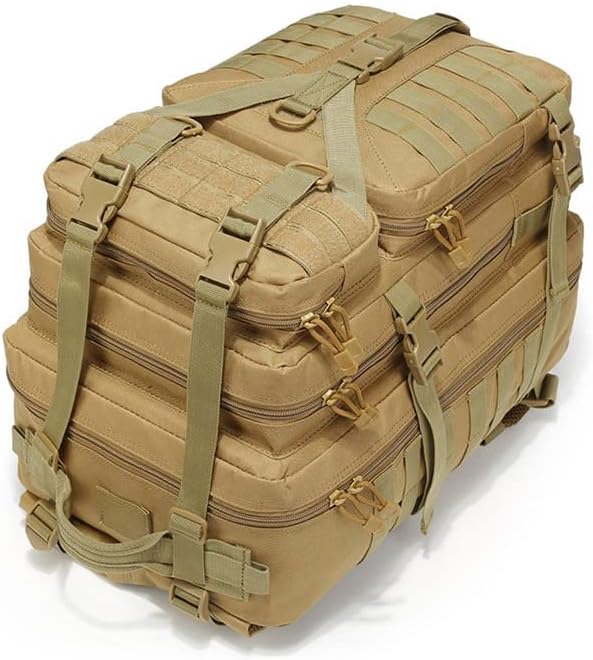 Outdoor Sports Pack Hiking Bag Rucksack Knapsack Combat Camouflage Tactical Backpack - Red
