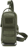 Outdoor Sports Multi functional Cycling Mountaineering Storage Men's Chest Bag (GREEN)