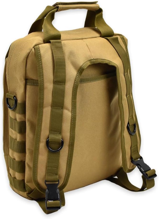 TORCH MOLLE Urban Commuter Backpack Laptop Bag Rucksack for Hiking Cycling Crossfit Light Rucking EDC Gear V2 (Desert)