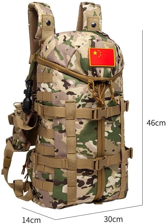 Tactical Backpack Military Molle Hiking 20-35L tactical outdoor riding shooting hiking bag camouflage camouflage