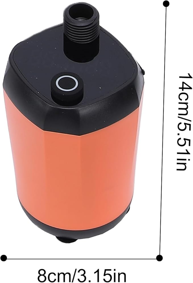 Geevorks Portable Shower Pump with Temperature Display High Lift 6.5M for Outdoors Camping Hiking Car Pet Washing