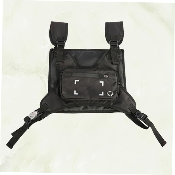 Men's Tactical Outdoor Backpack Waterproof Chest Rig Pack Mobile Phone Storage for Hiking and Cycling Random Pattern Design