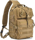 hopopower Tactical Sling Bag Sport Bag Military Rover Shoulder Backpack EDC Assault Range Bag Chest Pack Handbag Waterproof