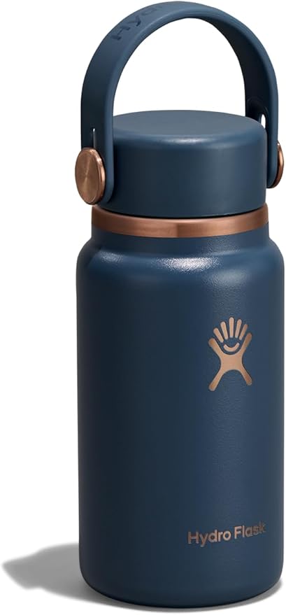 Hydro Flask Micro Bottle - Insulated Mini Leak Proof Flask for Purse or Pocket in 6.7 Oz Harbor Blue ARC