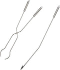 Solo Stove Fire Pit Tools – 2-Piece Set Includes 36.5 Fire Pit Poker and 32 Wood Tongs – Stainless Steel Grabber Tools for Outdoor Campfires Bonfires and Fire Pit Accessories