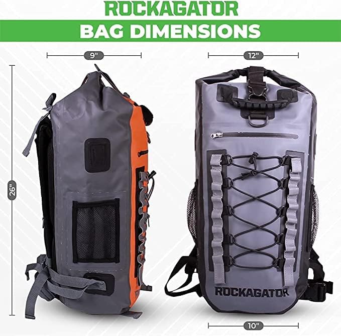 Rockagator Waterproof Backpack - HYDRIC Series Water Proof Floating Dry Bag River Pack (Desert Tan 40 L)