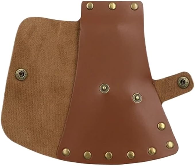 PU Leather Axe Sheath Multi-Size Axe Protective Cover Camping Accessory Essentials for Lumberjacks Working Outdoors for Outdoor Camping Blade Protection