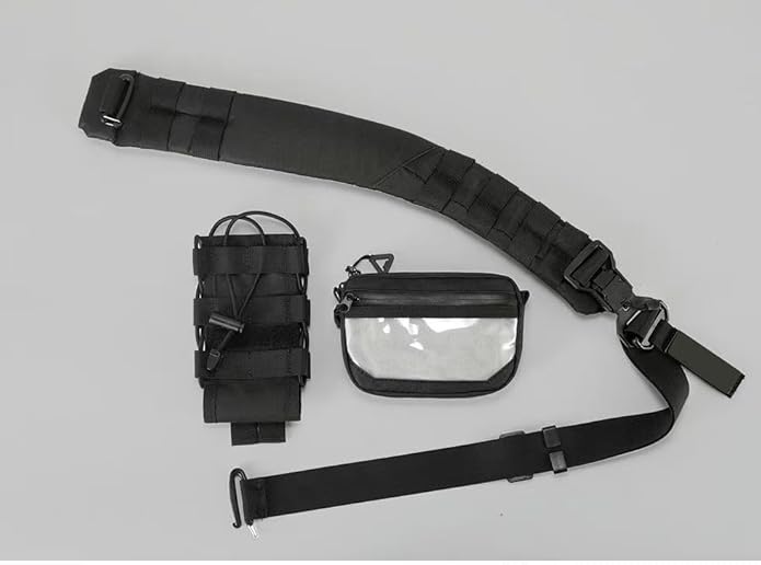 Messenger Bag Tactical Messenger Bag Men Sling Shoulder Pack with Detachable Pouches for Work Outdoor Camping Hiking