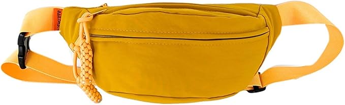 Men Fanny Pack Teenager Outdoor Sports Running Cycling Waist Bag Pack Male Fashion Shoulder(Yellow1)