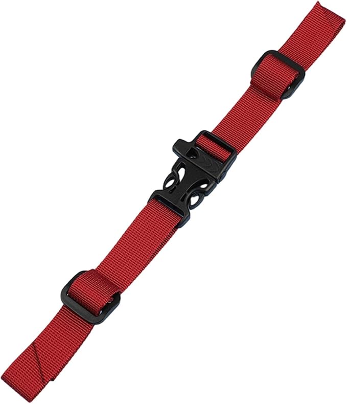 Backpack Chest StrapAdjustable BackpackChest StrapChest Bag Strap Adjustable Shoulder Strap(Red)