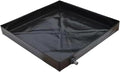 Camping Shower Mat 41x41'' Collapsible Shower Base with Wrapped Edges Rapid Drainage Waterproof Shower Pan with Heavy Duty Bottom for Outdoor Shower Camping Camping Shower Mat