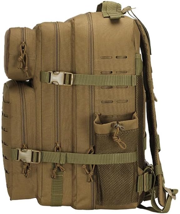 Outdoor Sports Pack Hiking Bag Rucksack Knapsack Combat Camouflage Tactical Backpack - 3 Color Desert