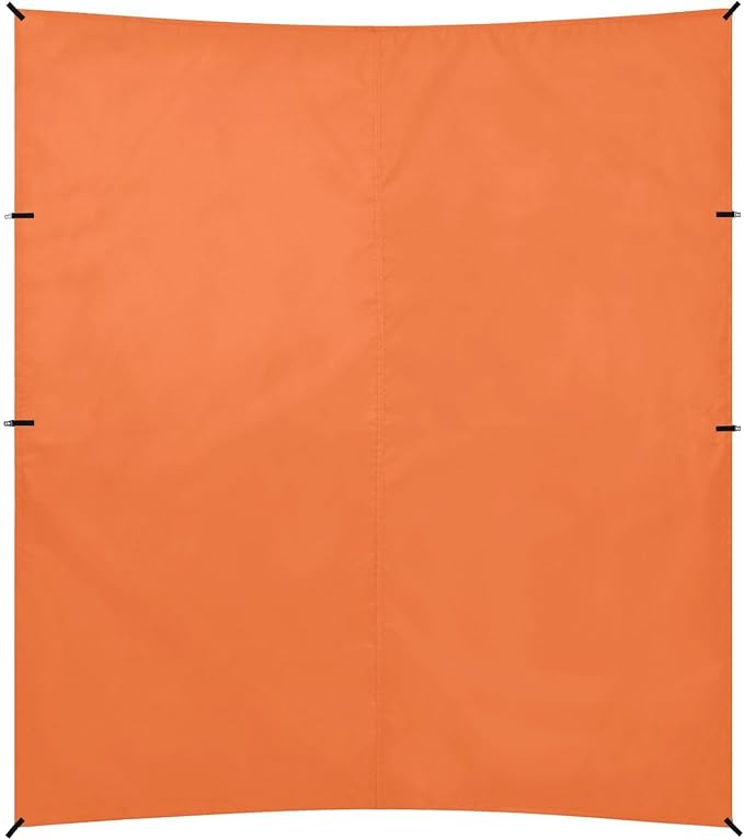xigua Orange Beach Tent Sun Shelter with Carrying Bag - Silver Coated Oxford Fabric Beach Canopy for Beach Camping Fishing - Includes Windproof Ropes Sandbags &amp Stakes