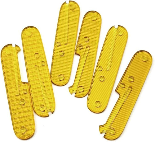 1 Pair Transparent PEI Scales Handle Patch Replacement Fits for 91MM