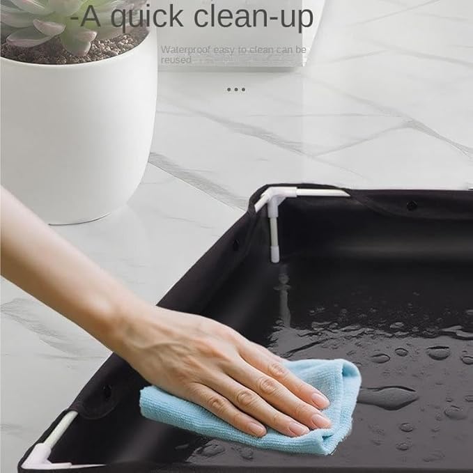 Upgraded Portable Shower Pan 31.5×31.5 Foldable Camping Shower Base &amp Floor with Detachable Drain Pipe Ideal for Camping RV Outdoor Indoor Portable Shower Stall