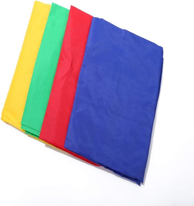 4 Pcs Oxford Cloth Sack Race Bags Outdoor Colorful Practical Sack Race Pouch Bags with Handle for Game Storage