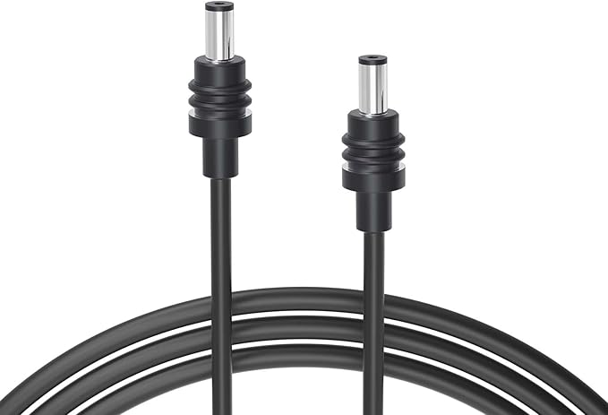 DC to DC Power Cable Cord 19AWG for Starlink Mini 10M/33FT Waterproof Barrel Jack Heat Resistant to 90°C Compatible with Starlink Power Adapter 60W 30V/2A Multiple Lengths Available